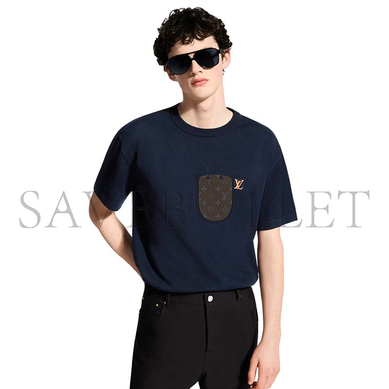 l0vis Vvtt0n short-sleeved crewneck with signature 1ak70w